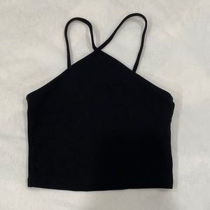 Zara Black Halter Tank